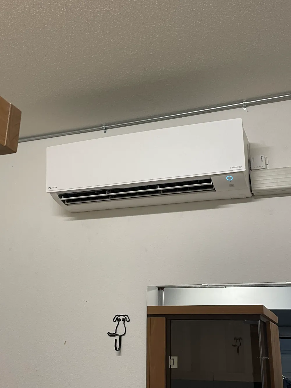 Mini-Split AC in Vacaville, CA by Alamo Heating & Cooling - Picture of a Mini Split unit mounted on an interior wall.