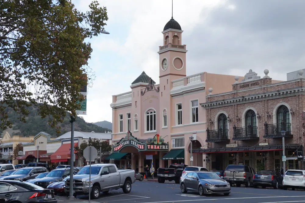HVAC services in Sonoma - Picture of Sonoma's main street.