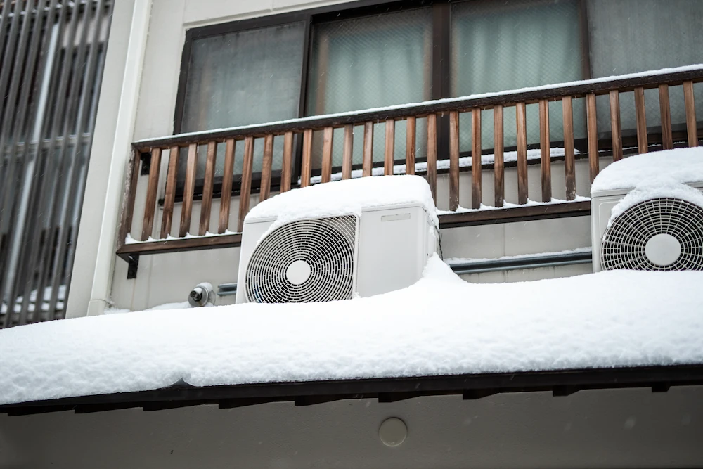 air-conditioning-unit-on-a-house-in-a-small-japane